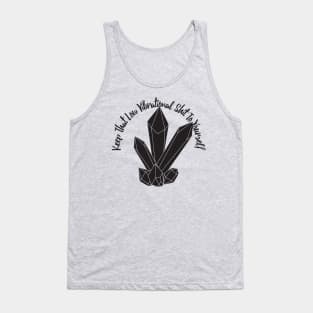 Dark Low Vibrational - Funny Tank Top